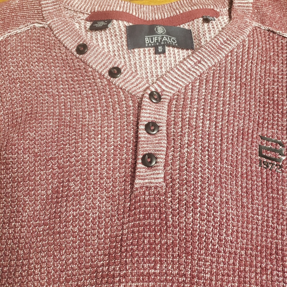 Men's Buffalo David Bitton Long Sleeve Hen… - Picture 5 of 8